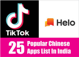 Chinese Apps List in India