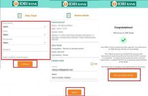 IDBI bank zero balance account