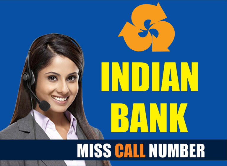 Indian Bank balance check mobile number